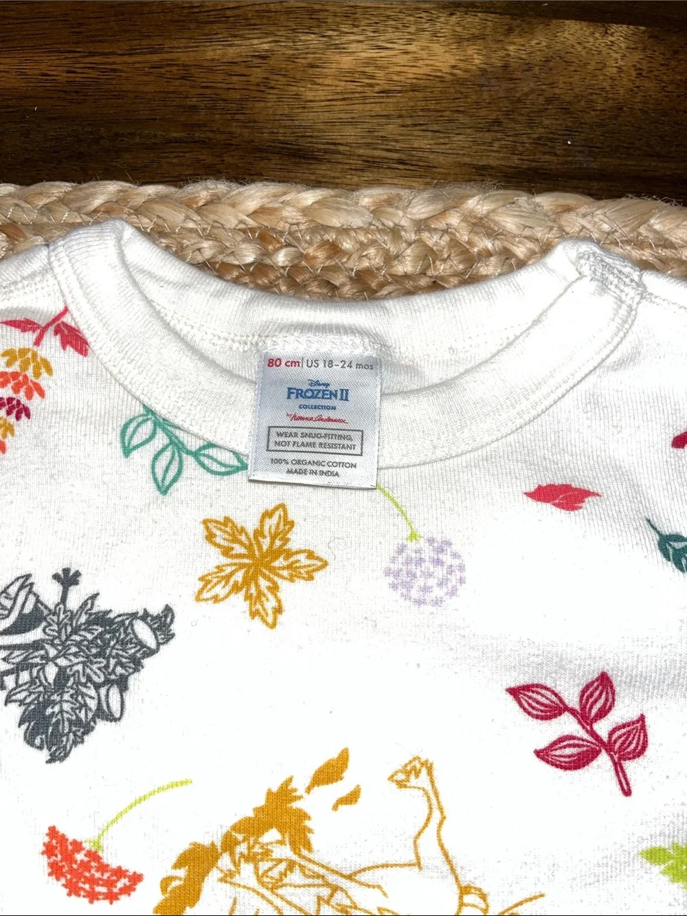 Hanna Andersson pajama set size 18-24m long sleeve Frozen ll